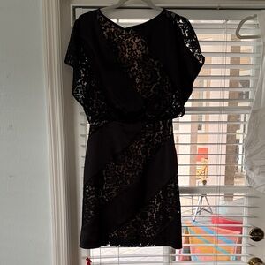 Jessica Simpson Black Lace Mini Dress